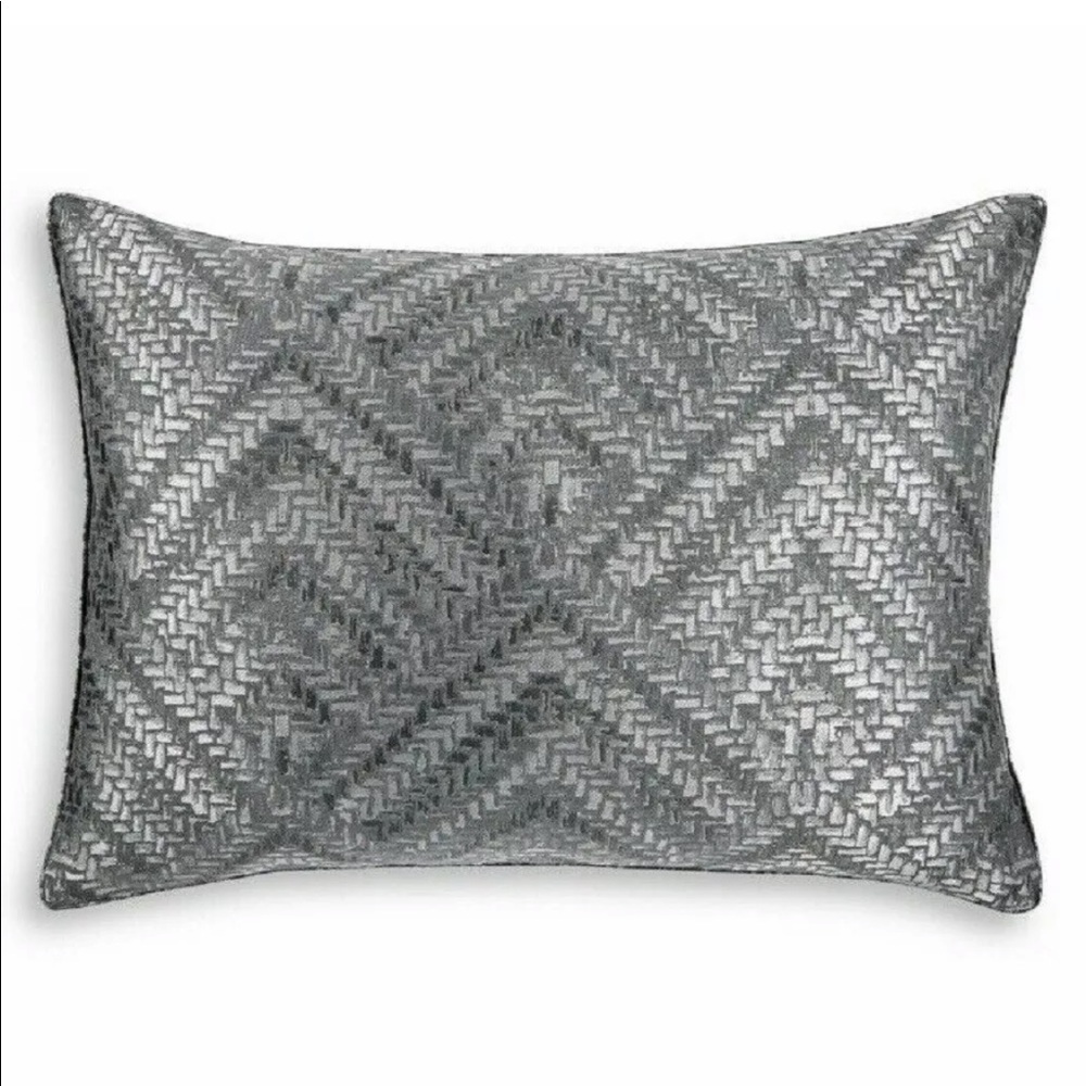 Hudson Park Collection Woven Diamond Sham
